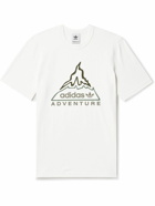 adidas Originals - Adventure Volcano Logo-Print Cotton-Jersey T-Shirt - White