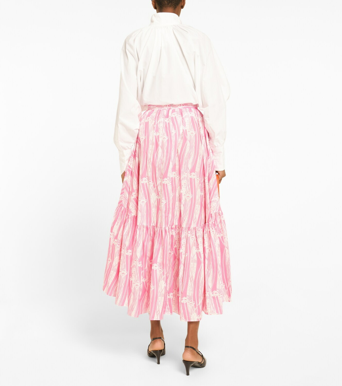 Patou Printed cotton maxi skirt Patou