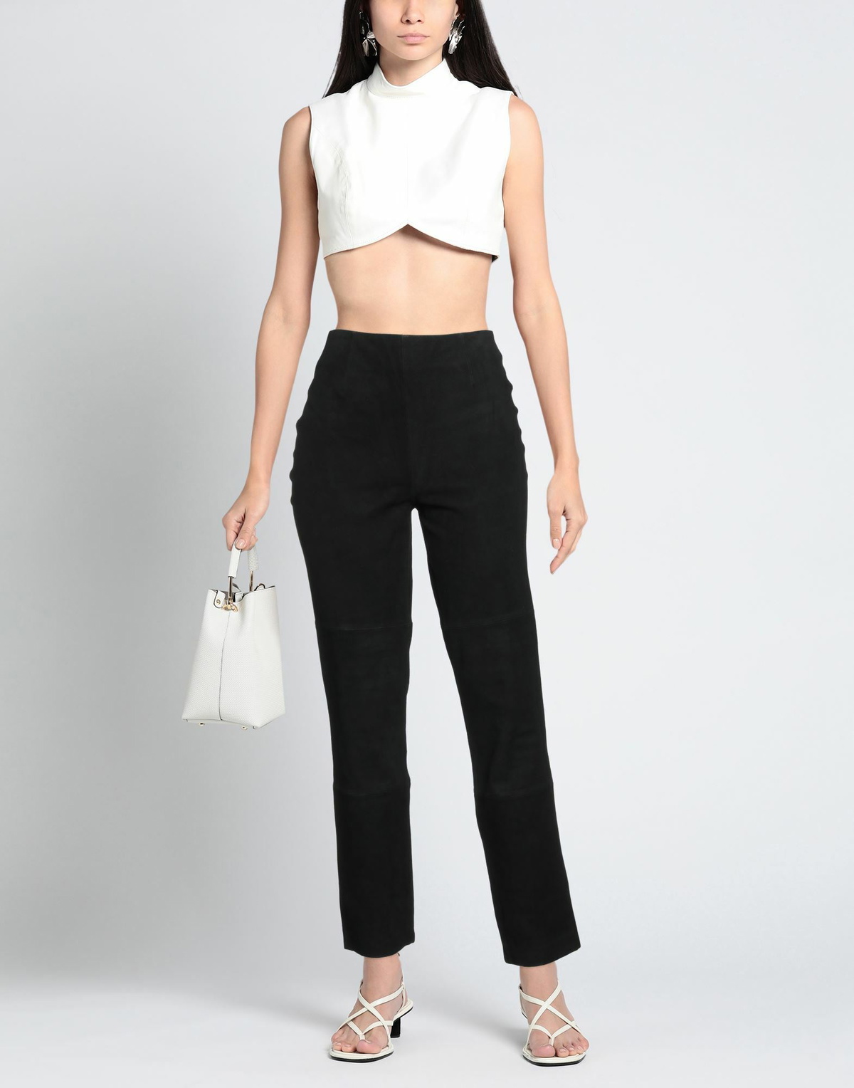 Róhe Womens Pants in Black