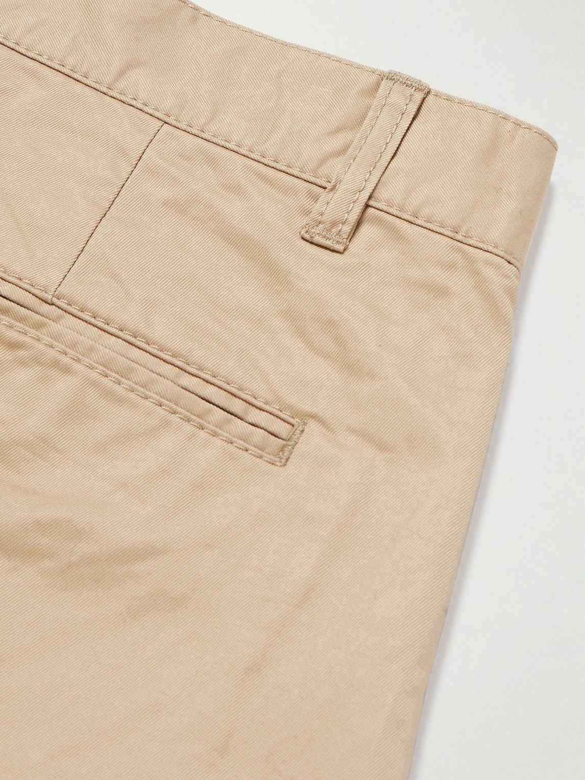 Beams Plus - Tapered Pleated Cotton-Twill Trousers - Neutrals
