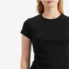 ST. Agni Women's Organic Cotton Baby T-Shirt in Jet Black