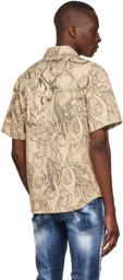 Dsquared2 Beige Cotton Shirt