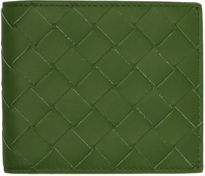 Photo: Bottega Veneta Green Bifold Wallet