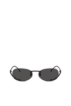 Diesel Oval sunglasses - Sunglasses - Unisex - Black