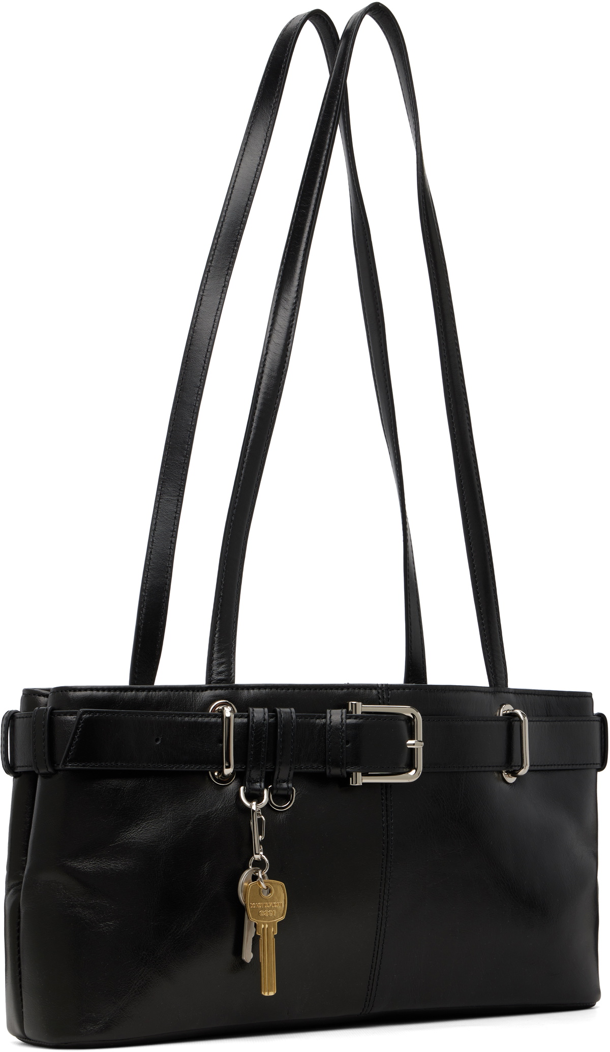OSOI Black Shoulder Brocle Bag