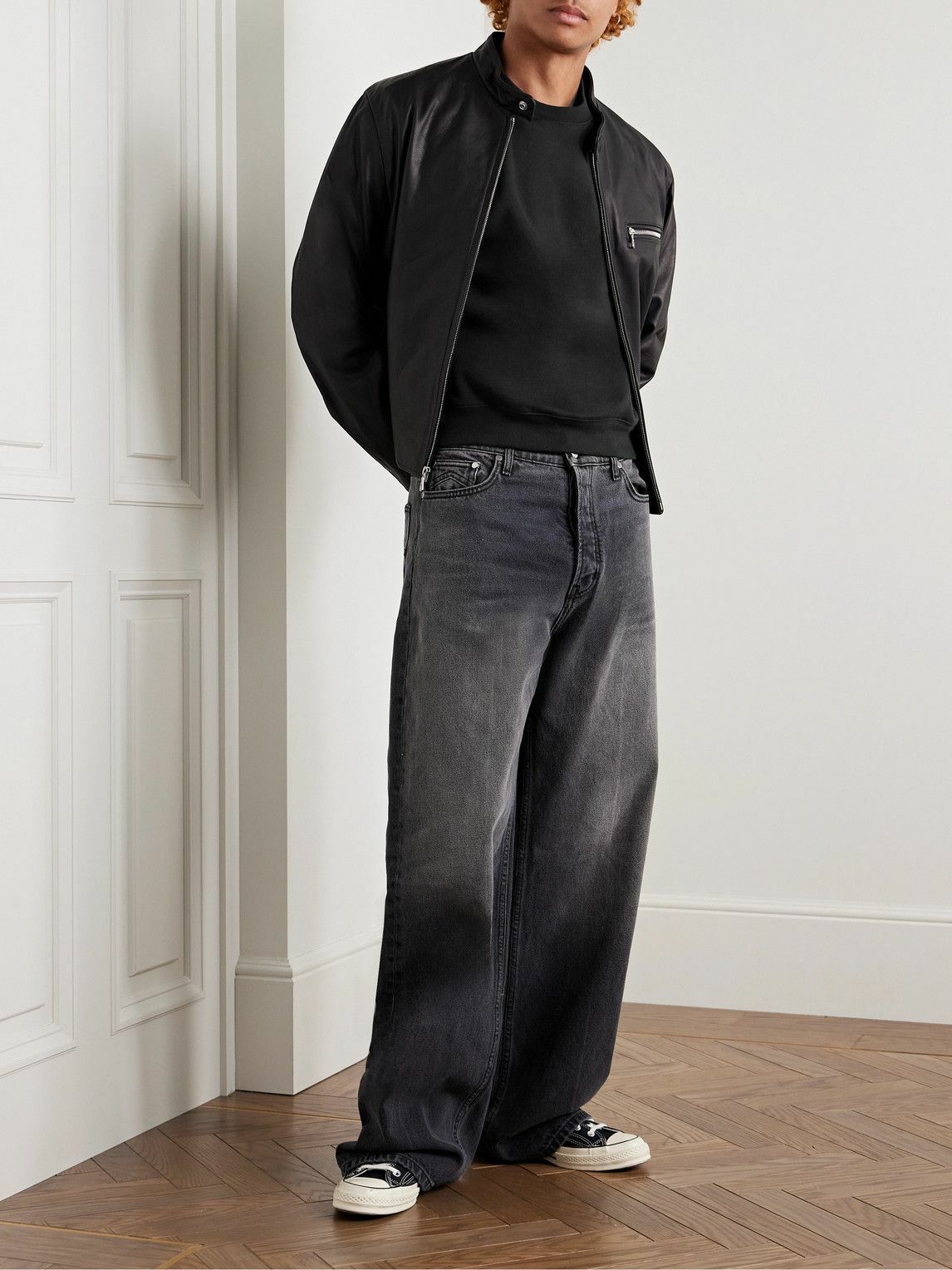John Elliott - Beach Crew 2 Cotton-Jersey Sweatshirt - Black John