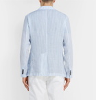 Barena - Light-Blue Unstructured Striped Linen Blazer - Men - Light blue