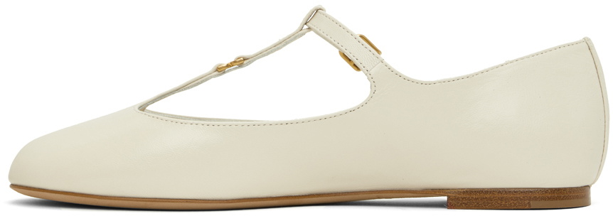 Chloé Off-White Marcie Ballerina Flats