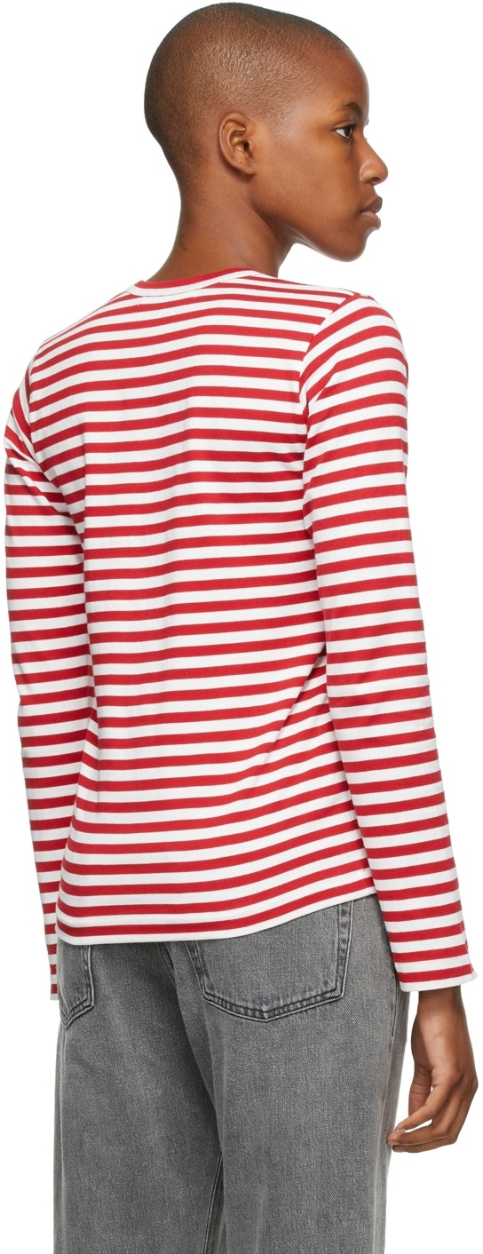 COMME des GARÇONS PLAY Striped Long Sleeve T-Shirt