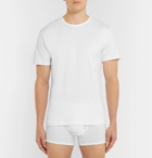 Sunspel - Slim-Fit Sea Island Cotton-Jersey T-Shirt - Men - White