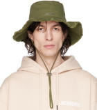 Jacquemus Khaki Le Raphia 'Le Bob Artichaut' Hat