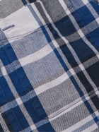 CLUB MONACO - Checked Cotton-Twill Shirt - Blue