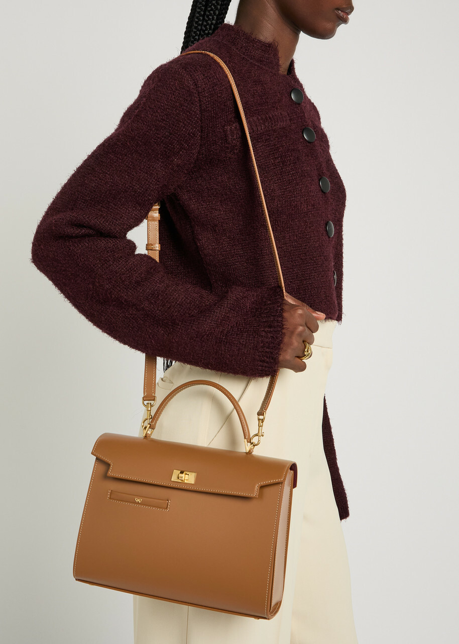 Anya Hindmarch Mortimer Leather top Handle bag - Brown - One Size