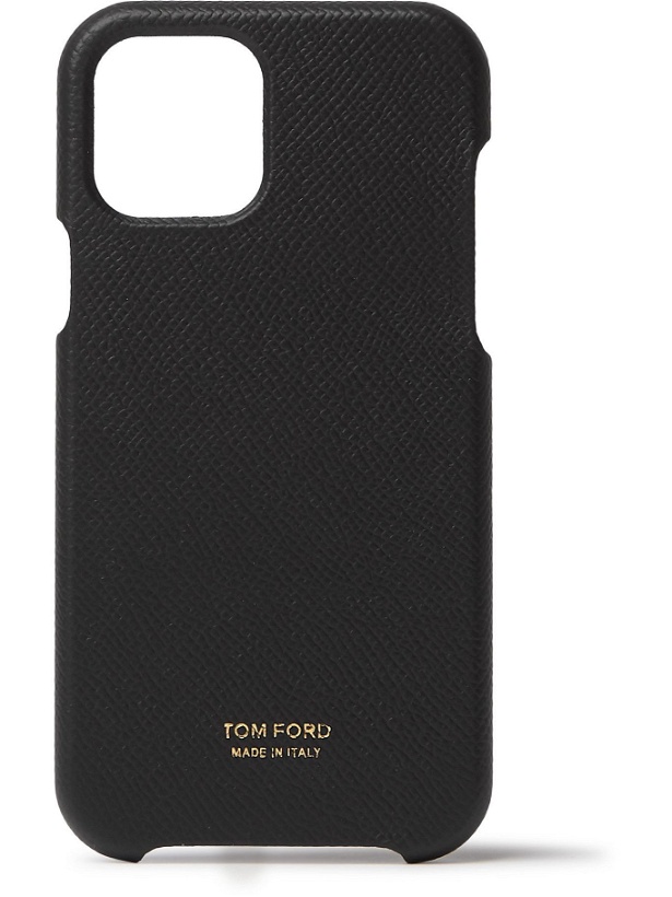 Photo: TOM FORD - Full-Grain Leather iPhone 12 Pro Case