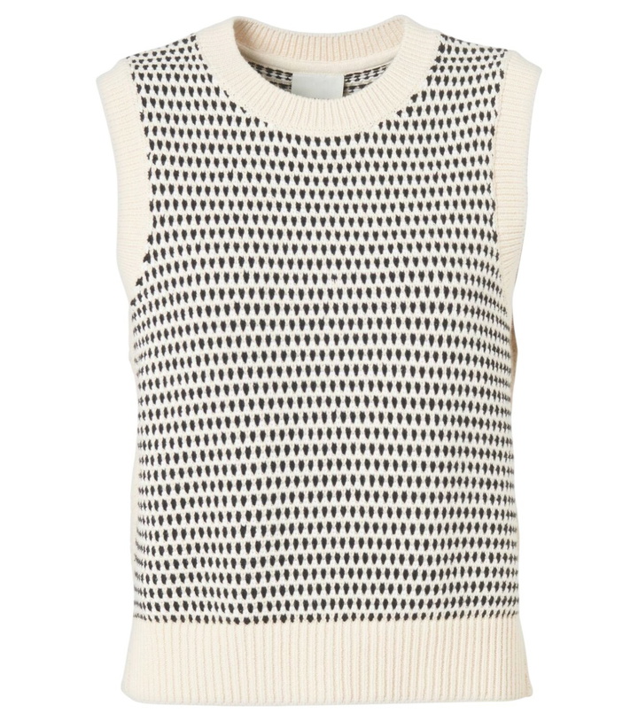 Photo: Varley Knowles cotton sweater vest