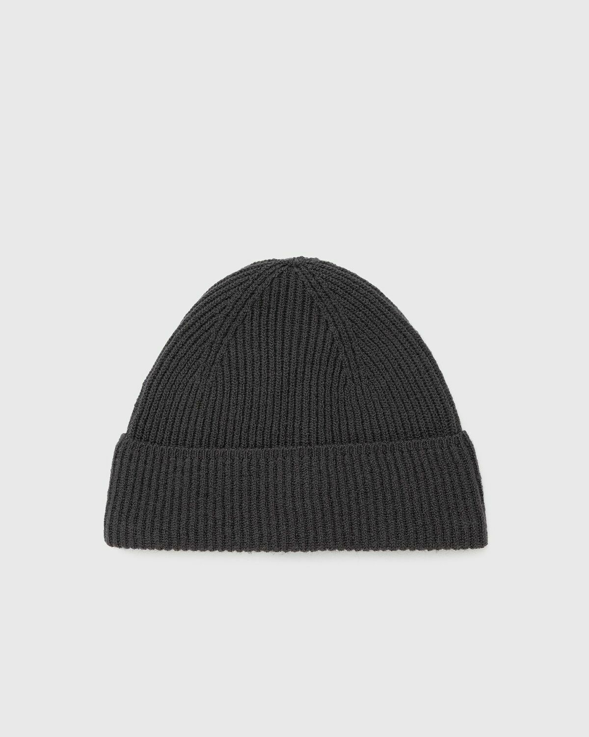 Pas Normal Studios Off-Race Merino Knit Beanie Grey Mens Beany