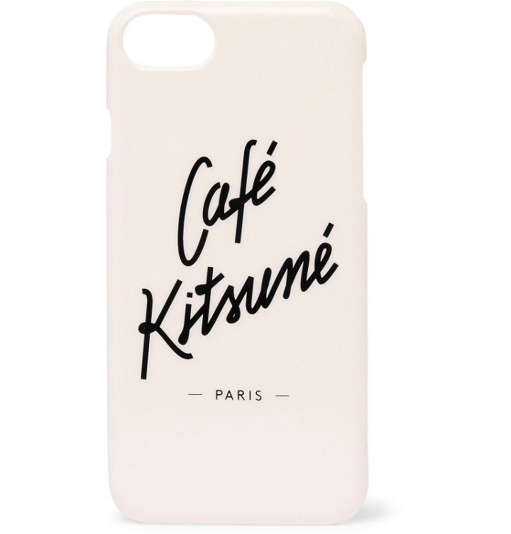 Photo: Café Kitsuné - Logo-Print iPhone 8 Case - Neutrals