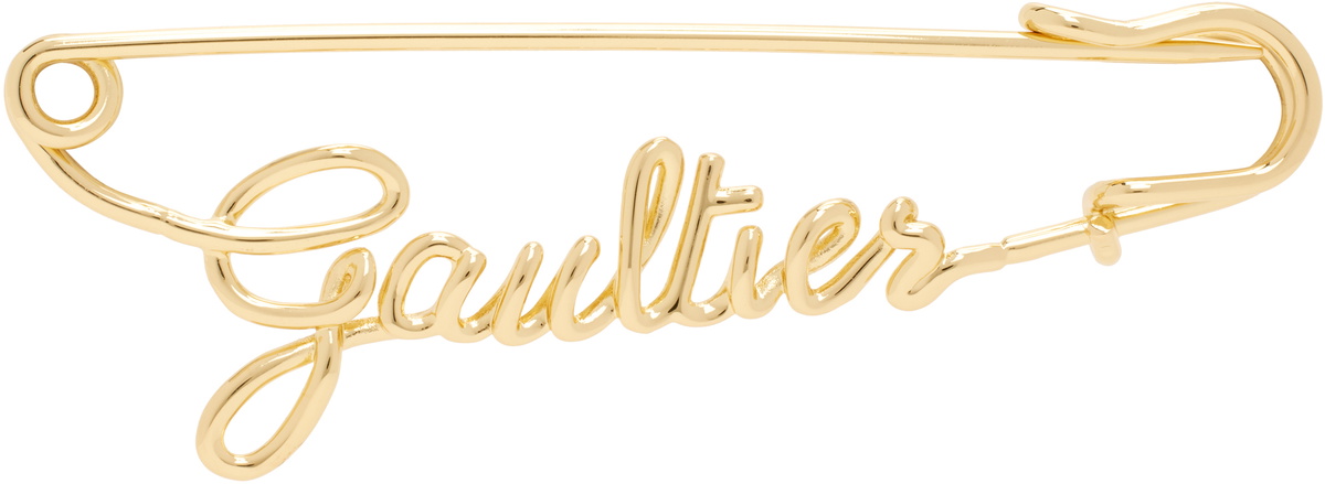 Jean Paul Gaultier ブローチ Jean Paul Gaultier Gold 'The Gaultier' Brooch Jean Paul Gaultier