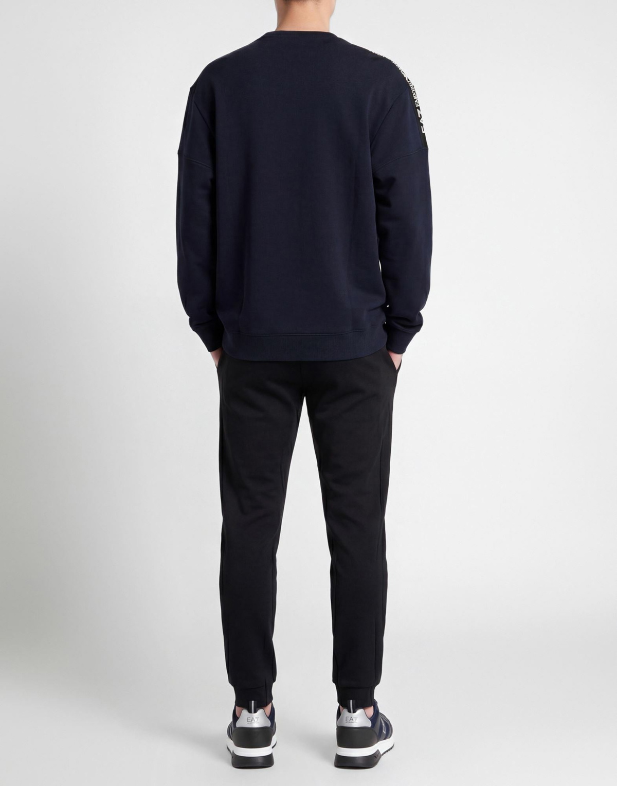 Ea7 Mens Sweatshirt Midnight in Blue