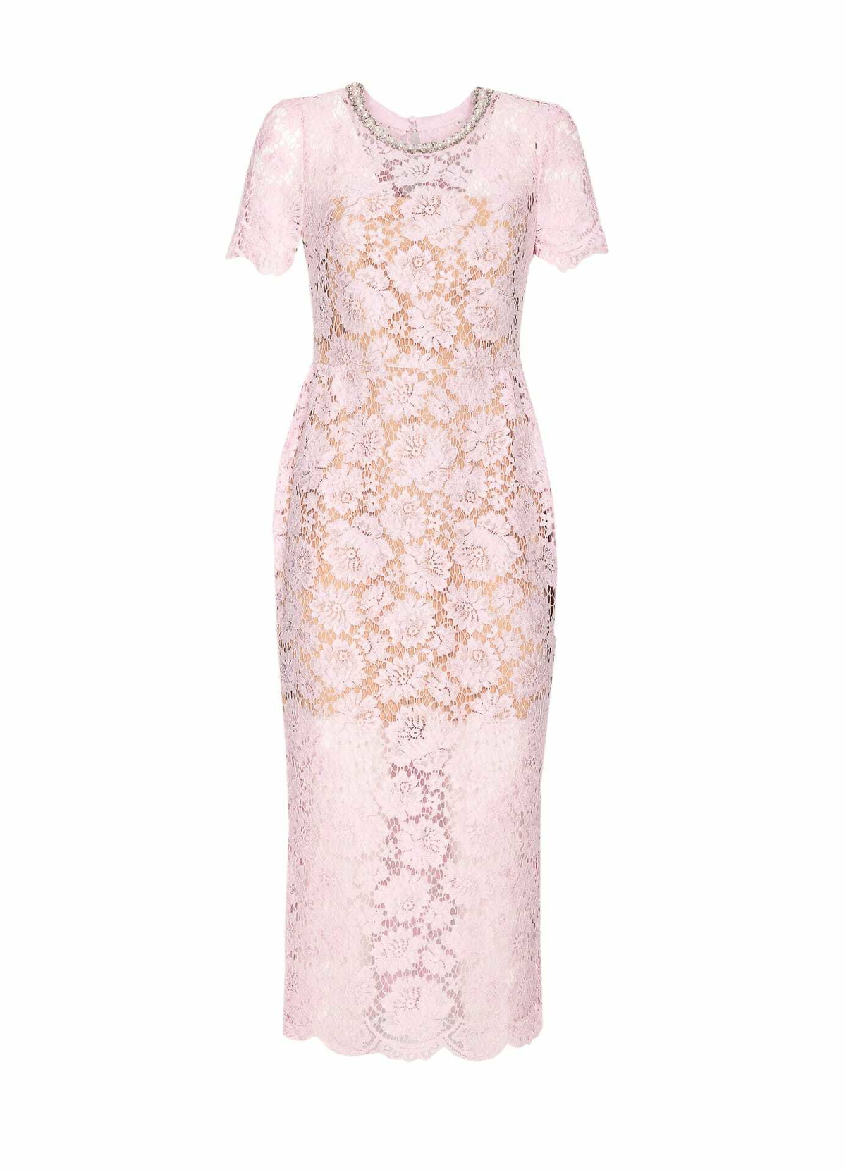 VIP【関税送料無料】希少 SELF PORTRAIT LACE MIDI DRESS Red Bandeau Lace Midi Dress – self-portrait-US