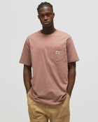 Carhartt Wip Pocket T Shirt Brown - Mens - Shortsleeves