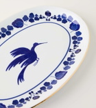 La DoubleJ Wildbird Blue porcelain platter