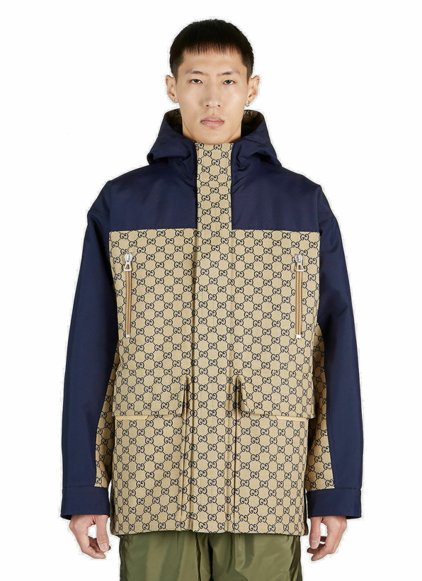 Photo: Gucci - GG Hooded Jacket in Beige