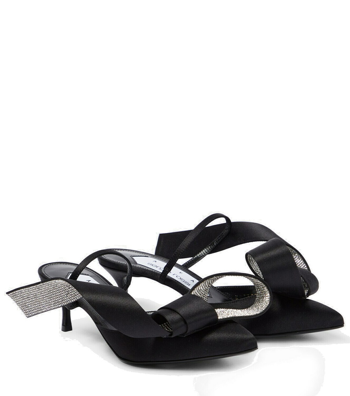 Photo: Area - x Sergio Rossi Marquise crystal-embellished sandals