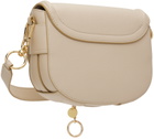 See by Chloé Beige Mara Medium Crossbody Bag