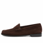 Bass Weejuns Women's Penny Suede Loafer in Chocolate Suede