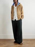 LOEWE - Logo-Embroidered Cotton-Jersey Hoodie - Neutrals