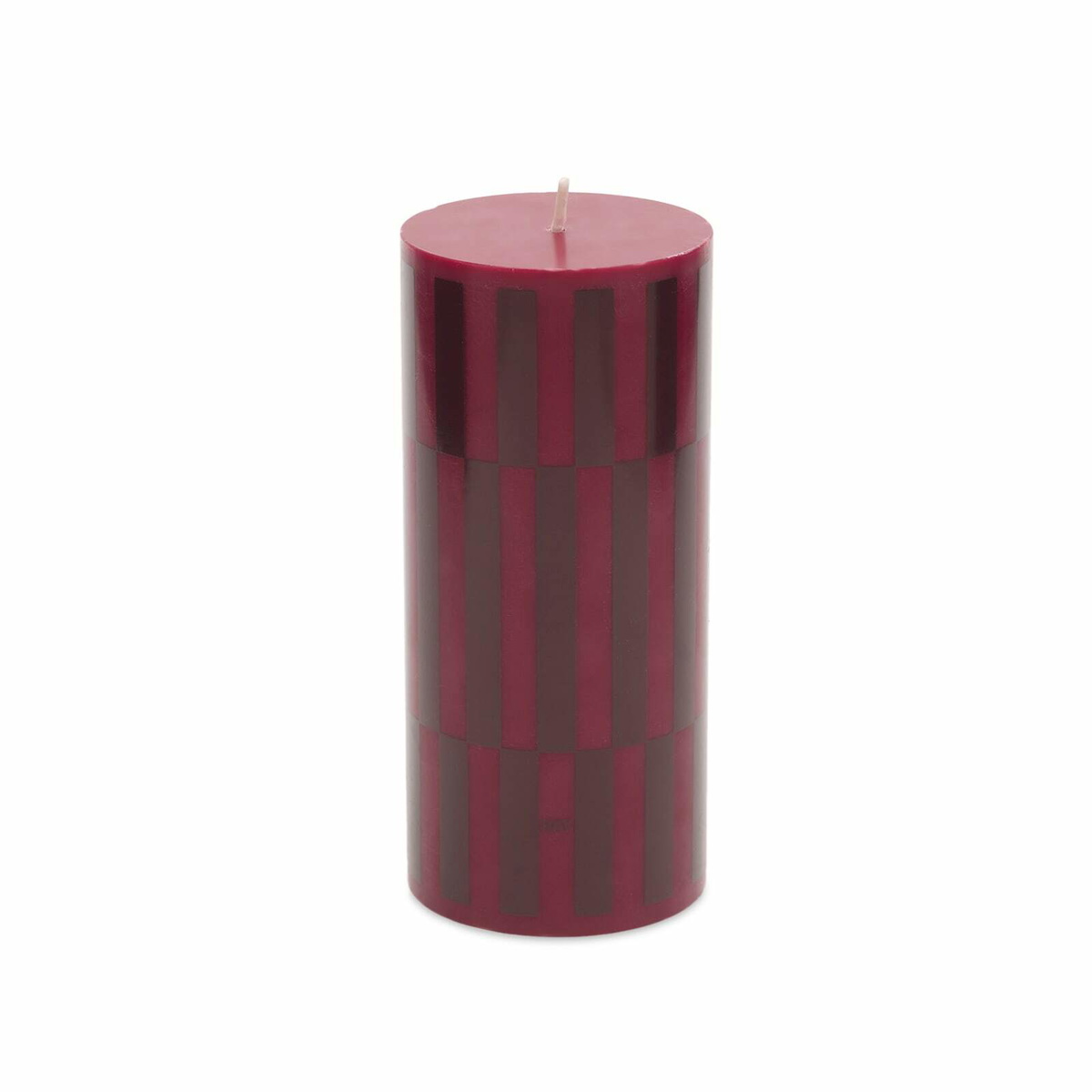 HAY Column Candle - Small in Wine/Bordeaux 