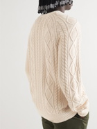 Rag & Bone - Cable-Knit Cotton Sweater - Neutrals