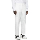 Valentino White Technical Twill Cargo Pants