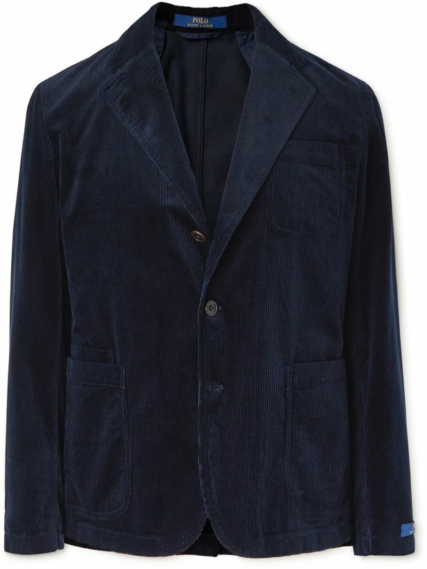 Photo: Polo Ralph Lauren - Cotton-Corduroy Suit Jacket - Blue