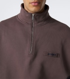 Jacquemus Camionneur half-zip cotton jersey sweatshirt