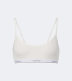 Calvin Klein Collection Sienna ribbed-knit cotton-blend bralette