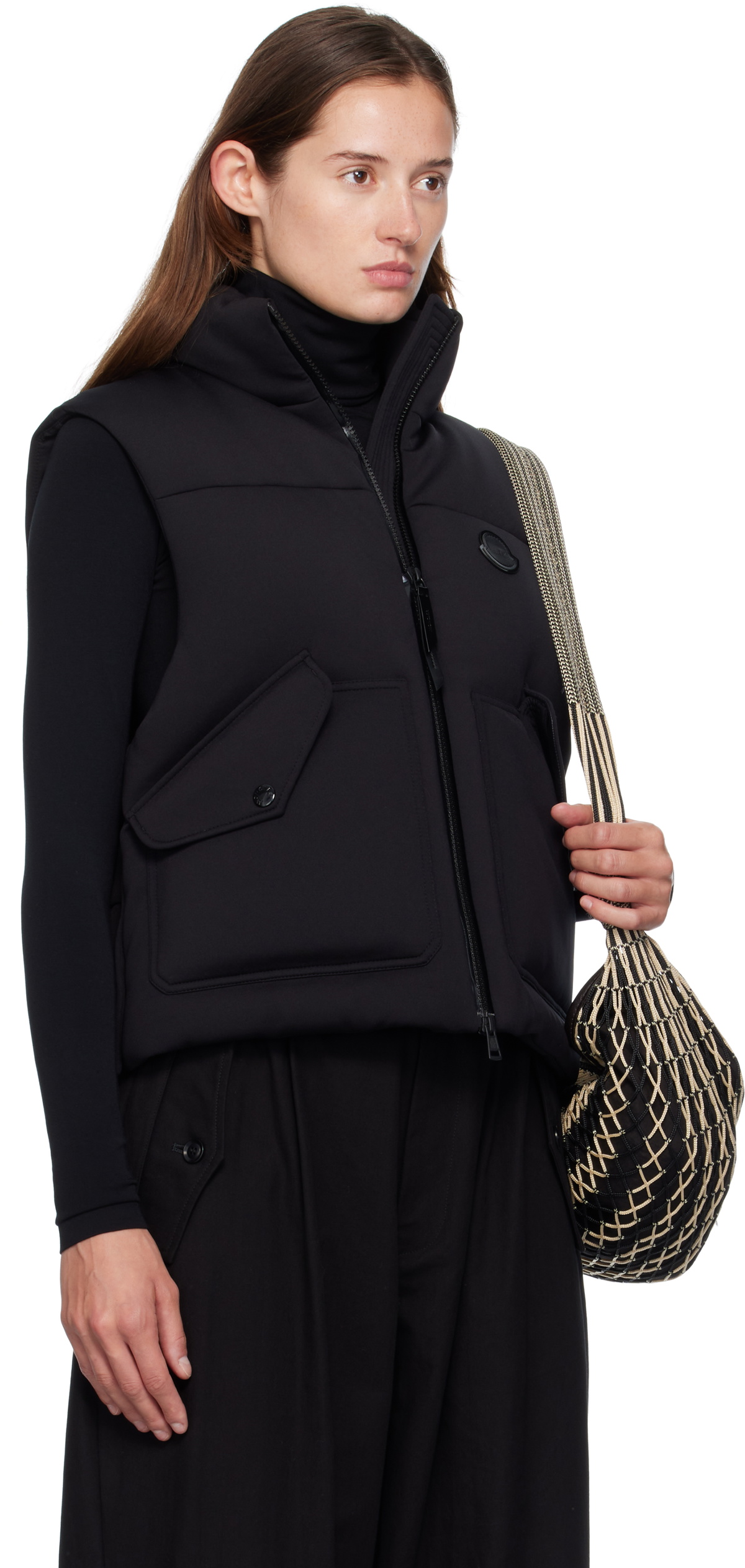 Moncler Genius Moncler x EE72 Black Otis Down Vest