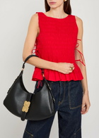 Ganni Kat Small Leather Shoulder bag - Black - One Size