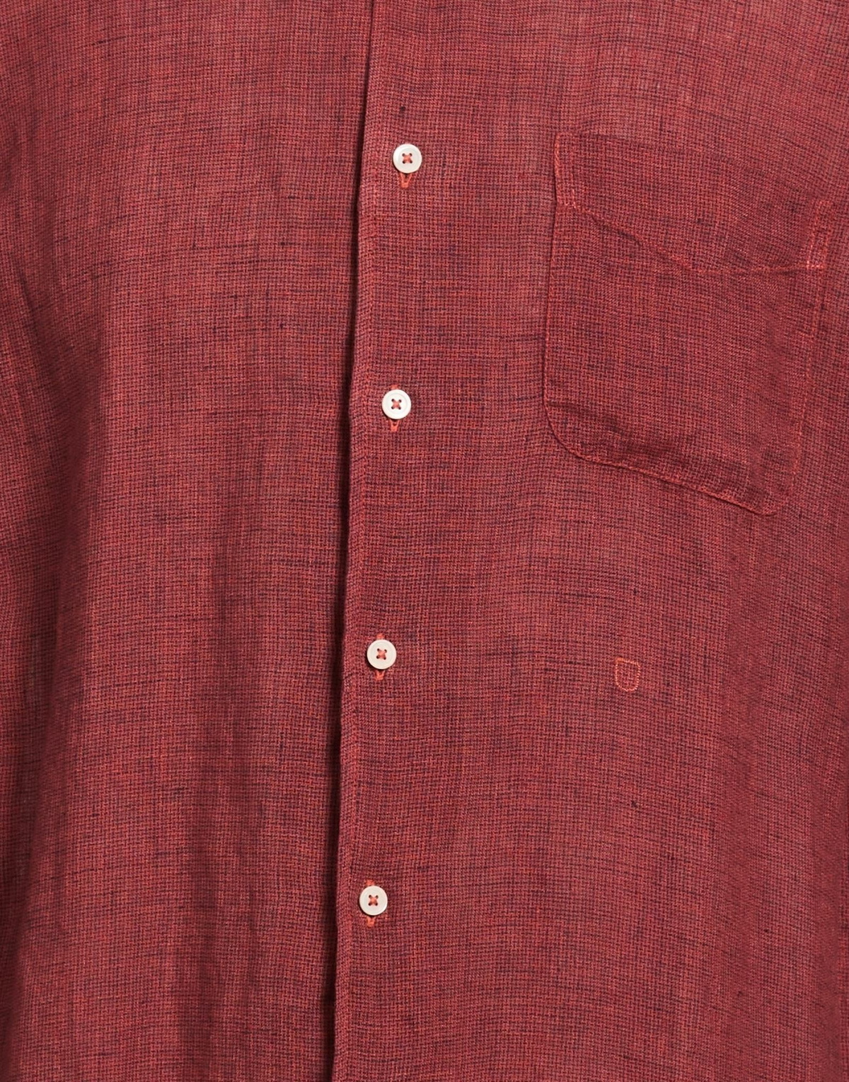 Massimo Alba Mens Shirt in Brick