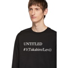TAKAHIROMIYASHITA TheSoloist. Black Untitled 1 Long Sleeve T-Shirt