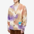Howlin by Morrison Men's Howlin' x DJ Harvey Hand Dyed Alpaca Mohair Cardigan in Maestro Mix