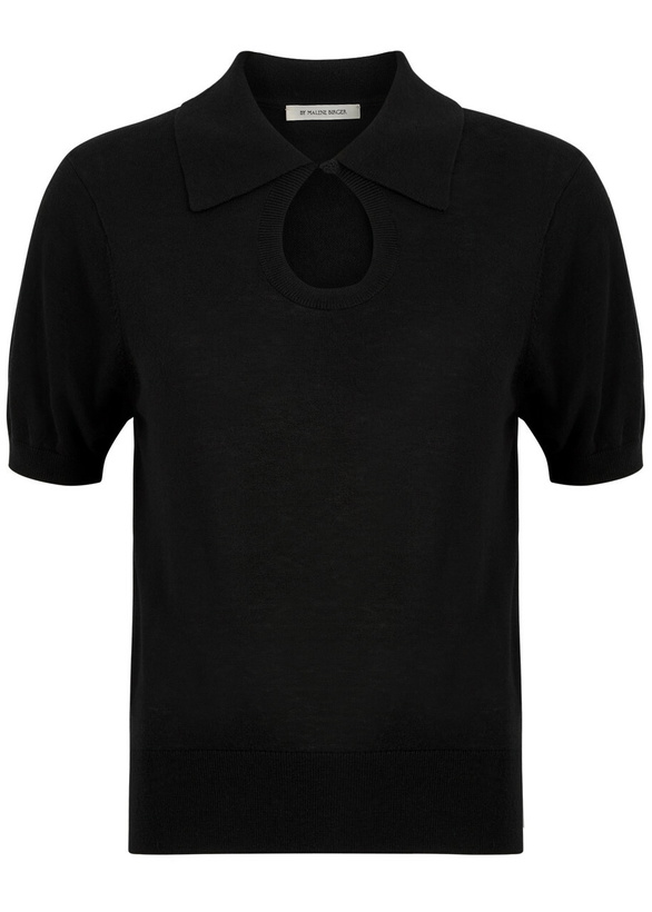 Photo: BY Malene Birger Talallia Cut-out Knitted top Black