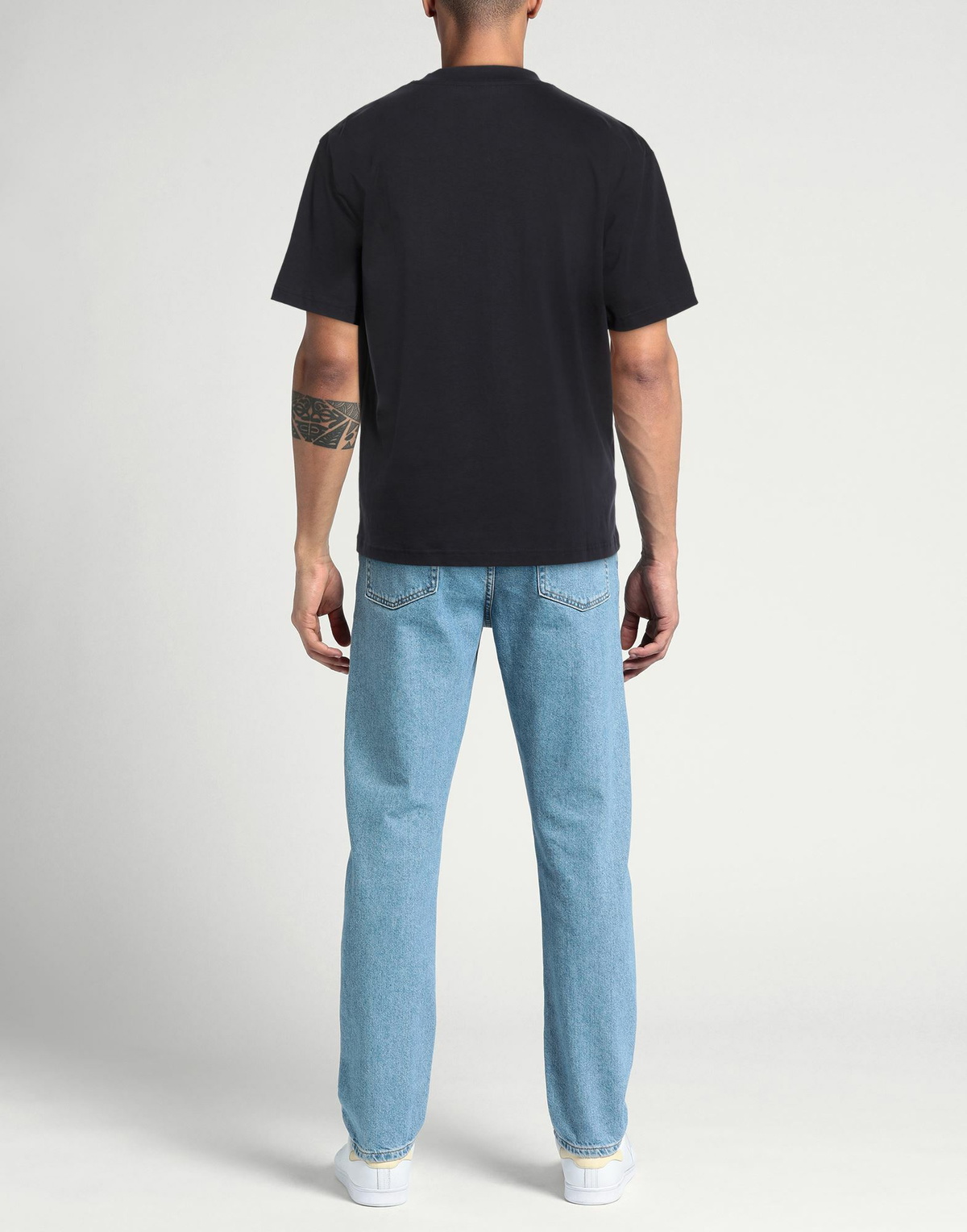 Magenta Mens T-shirt Midnight in Blue