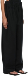 SELASI SSENSE Exclusive Black Organic Cotton Trousers