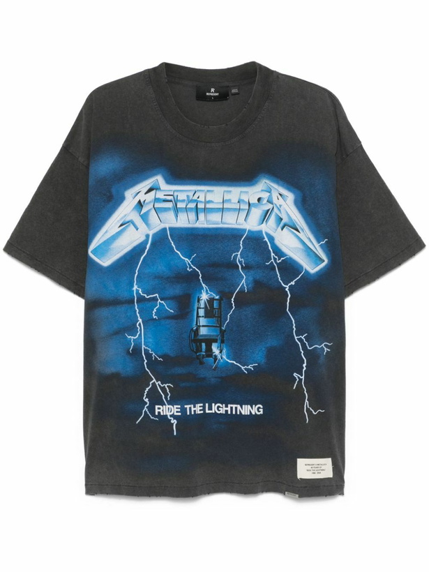 Photo: Represent Grey X Metallica Ride The Lightning T-Shirt