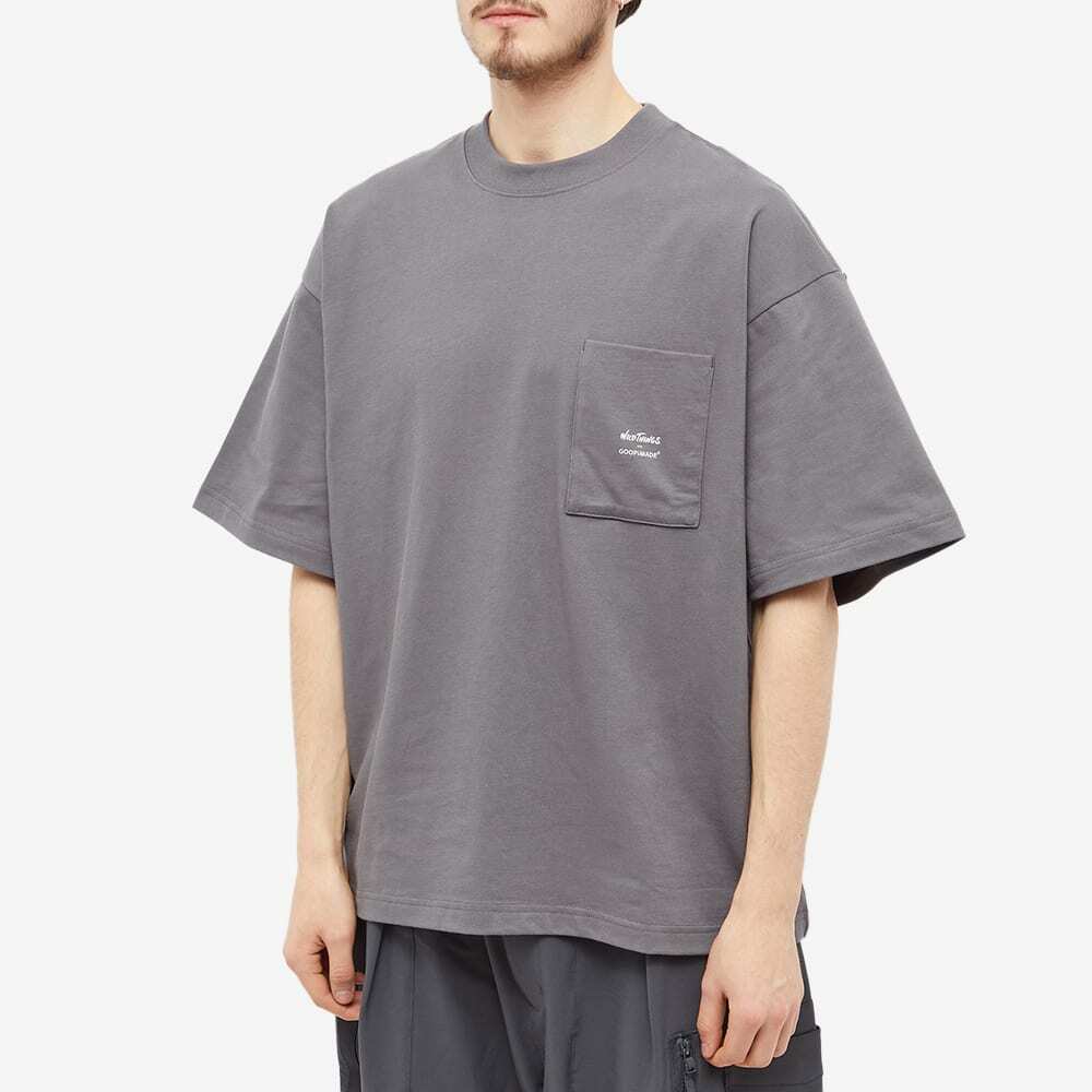 GOOPiMADE x WildThings Graphic Pocket T-Shirt in Lava Smoke GOOPiMADE