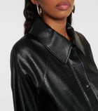 Max Mara Nepal faux leather jacket