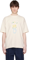 Drôle De Monsieur Off-White 'Le T-Shirt Pot De Fleurs' T-Shirt
