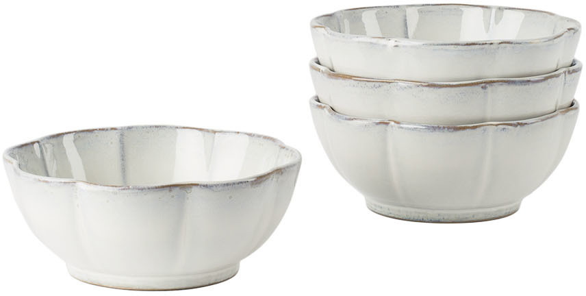 Serax White Sergio Herman Edition Inku XL Ribbed Bowl Set